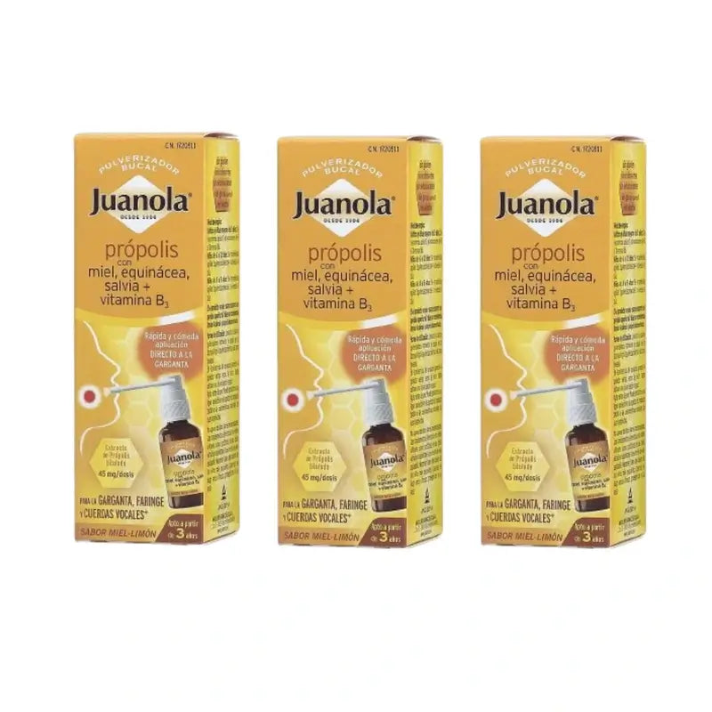 Juanola Propoli Spray Confezione 3 x 30 ml