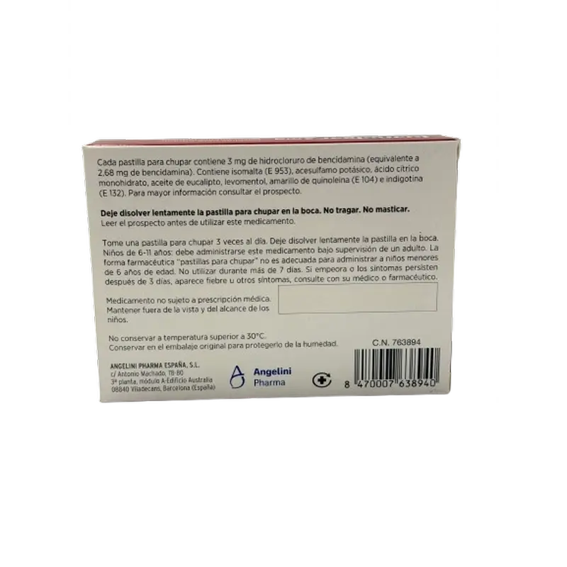 Juanolgar 3 Mg pastiglie aromatizzate all'eucalipto, 20 pastiglie
