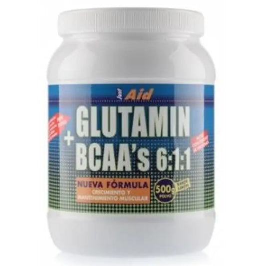 Just Aid Glutamin + Bcaa Neutral Flavour 500Gr.