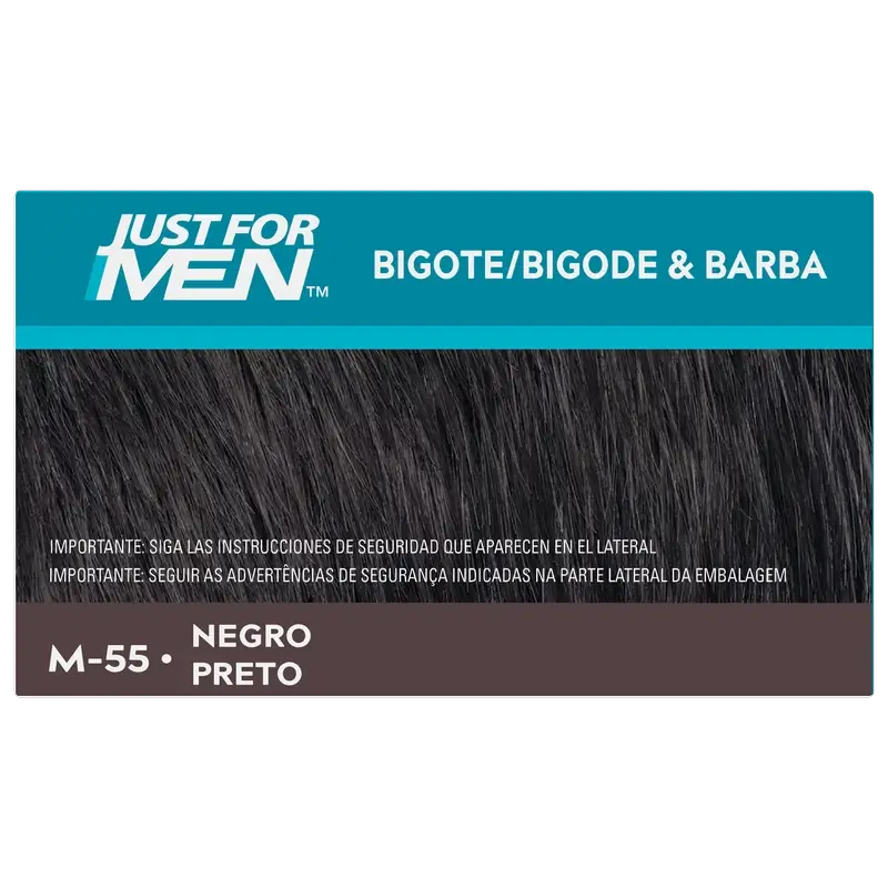 Just For Men Baffi e barba nero