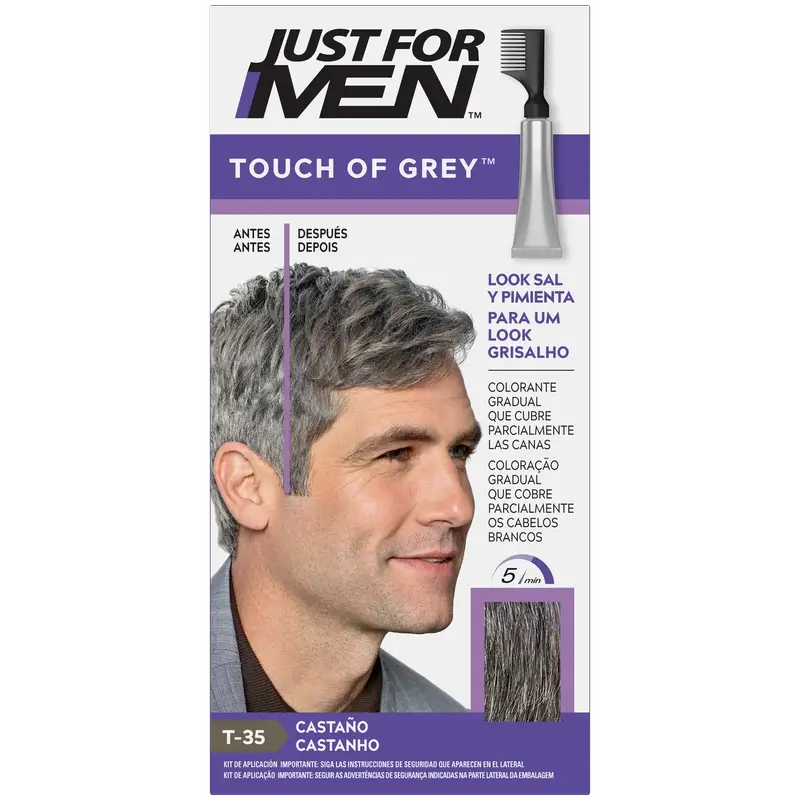 Just For Men Tocco di grigio marrone