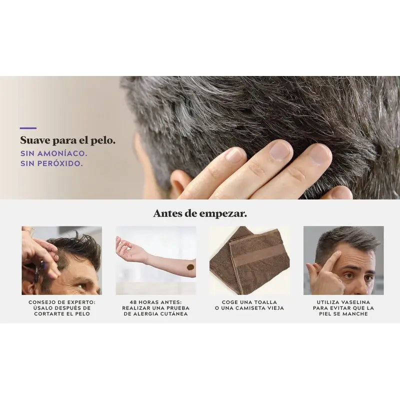 Just For Men Tocco di grigio marrone-nero