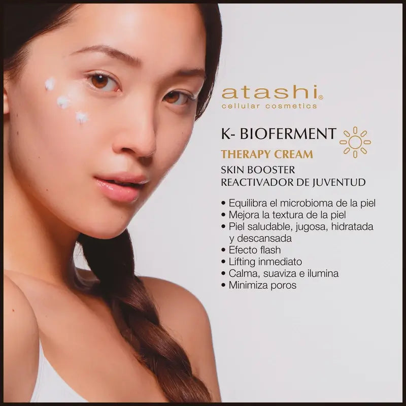 Atashi K-Bioferment Teraphy Crema da giorno Prebase Booster per la pelle 50ml