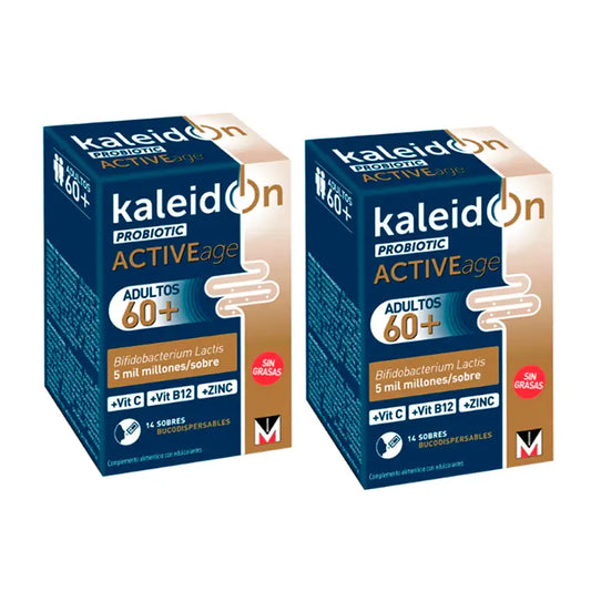 Kaleidon Active Age 60+ Probiotic Duplo, 2 x 14 bustine
