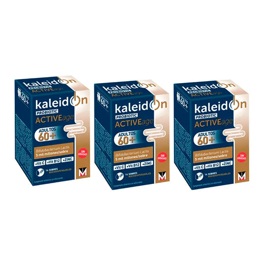 Kaleidon Active Age 60+ Triplo probiotico, 3 x 14 bustine