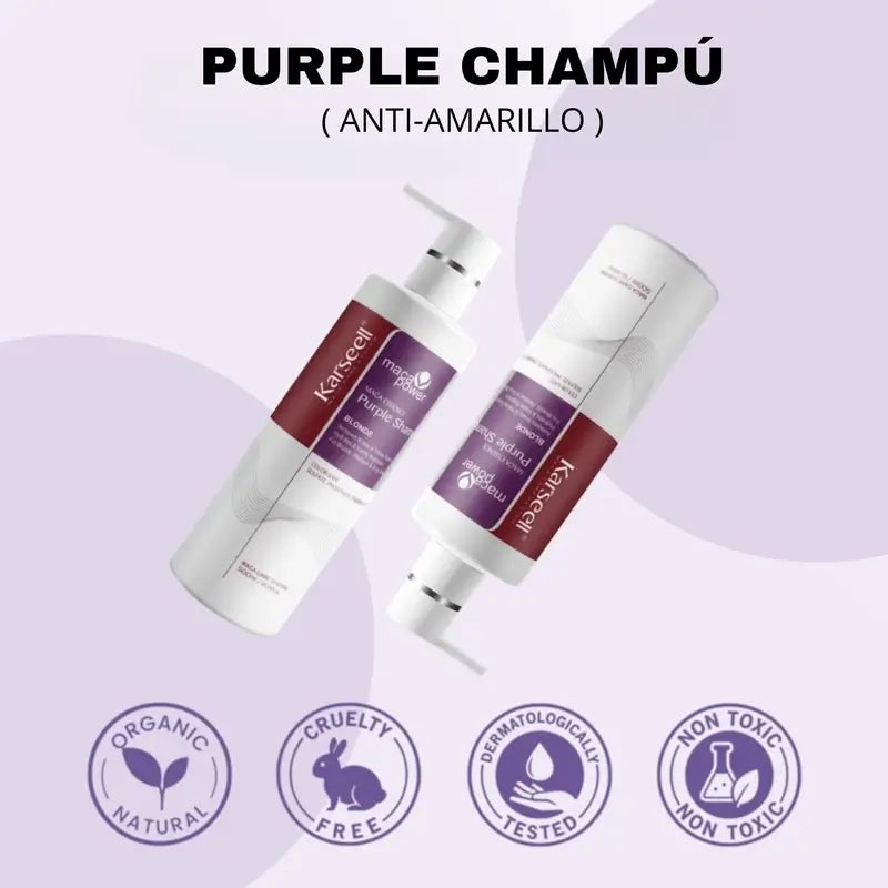 Karseell Shampoo per capelli viola , 500 ml
