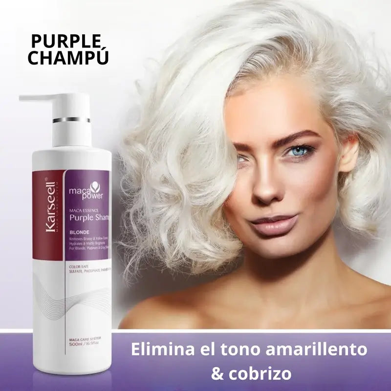 Karseell Shampoo per capelli viola , 500 ml