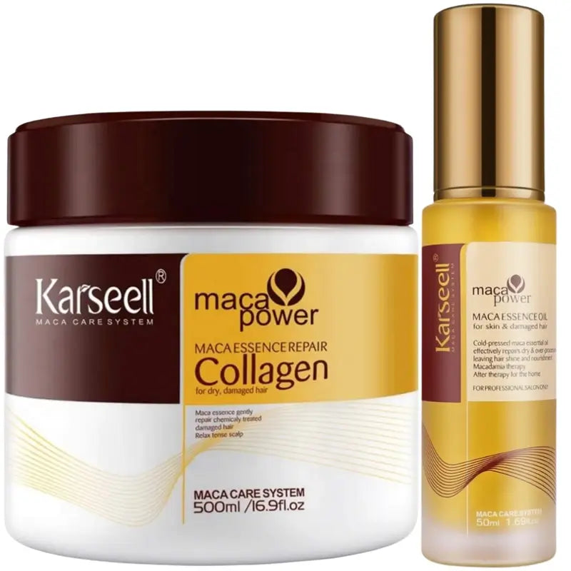 Maschera e olio per capelli Karseell, 550 ml