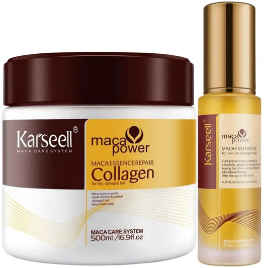 Maschera e olio per capelli Karseell, 550 ml