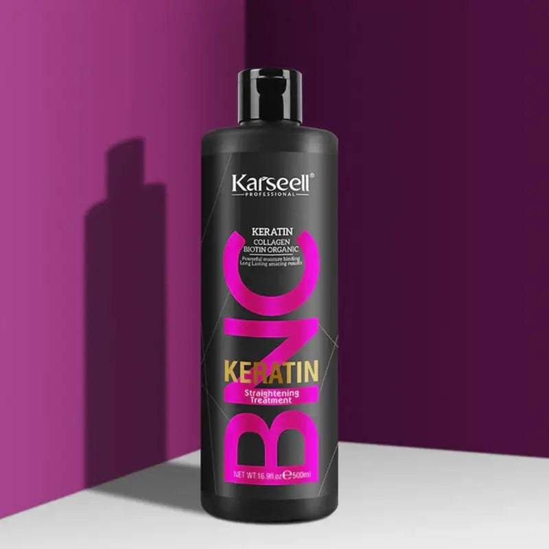 Karseell piastra per capelli alla cheratina bianca, 500 ml