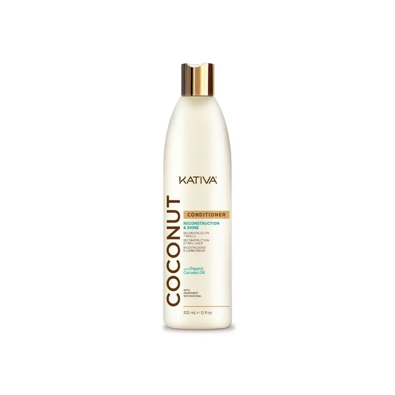 Kativa Shampoo al cocco e mandorle al retinolo, 355 ml