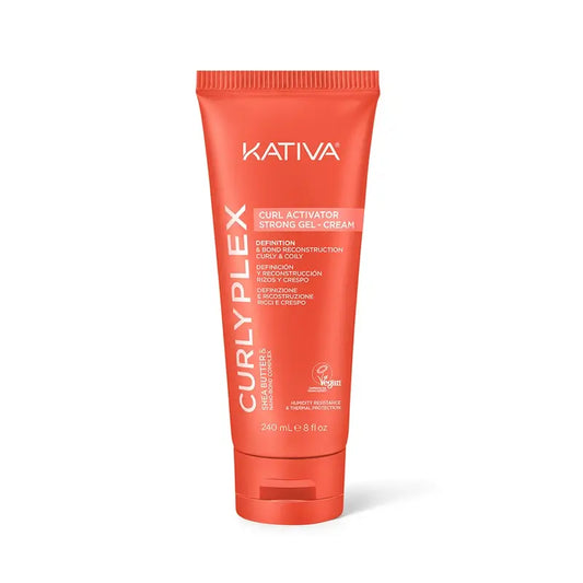 Kativa Curly Plex Crema gel attivatore di ricci forti , 240 ml