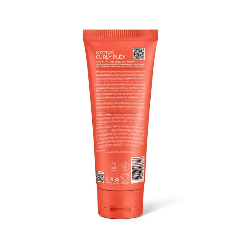 Kativa Curly Plex Crema gel attivatore di ricci forti , 240 ml