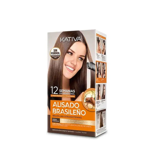 Kit di raddrizzamento alla cheratina Kativa con acido ialuronico