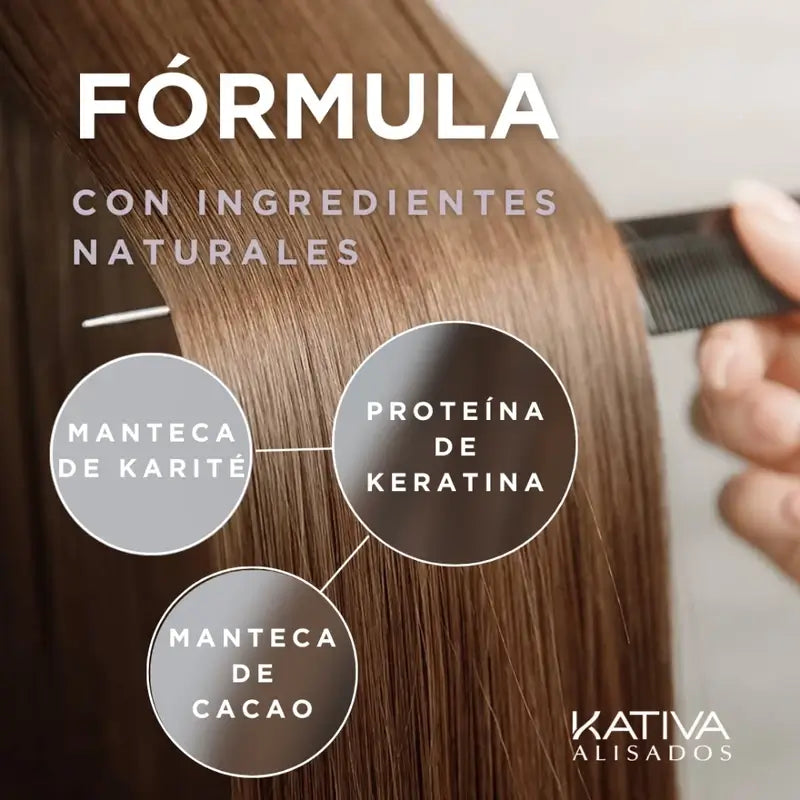 Kativa Keratin Kit Brazilian Straightening Express Veg, 1 pz.