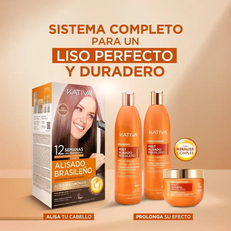 Kativa Shampoo post raddrizzamento , 355 ml