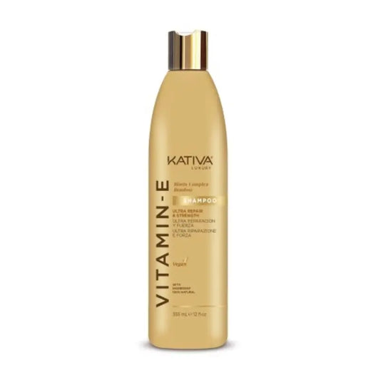 Kativa Vitamina E Biotina Bambu Shampoo, 355 ml
