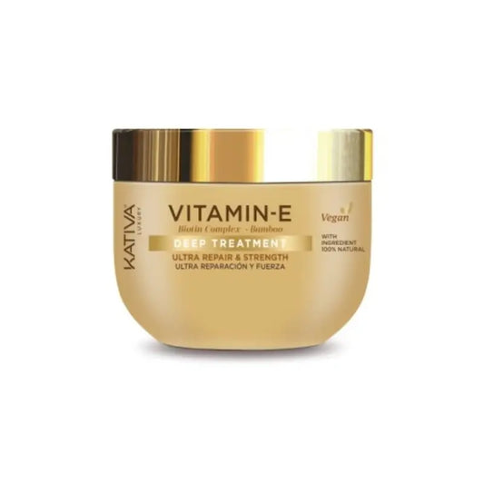 Kativa Maschera Bambu alla vitamina E e alla biotina, 300 ml