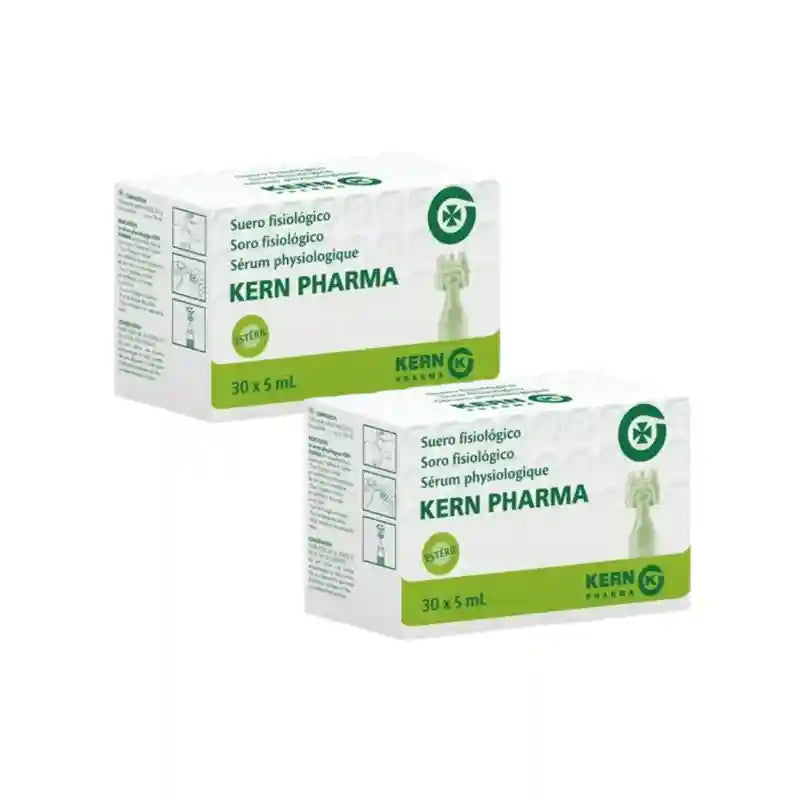 Kern Pharma Siero Fisiologico 5 Ml 30 Unità, Confezione da 2