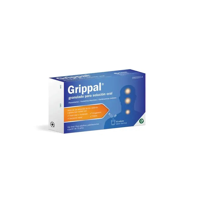 Grippal Soluzione orale al gusto di arancia 10 bustine di granuli