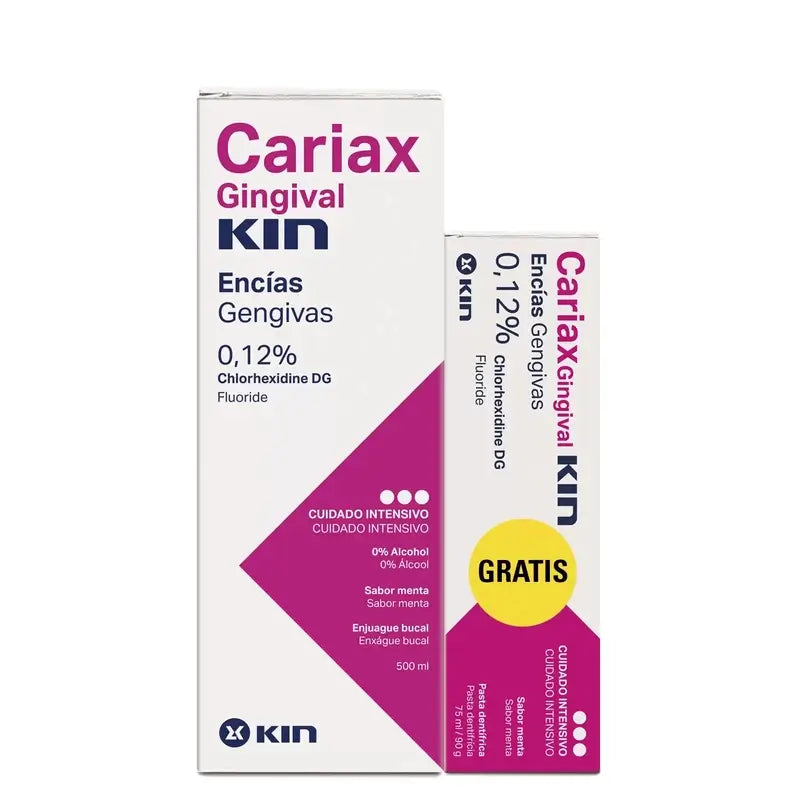 Kin Cariax Collutorio gengivale, 500+75 ml