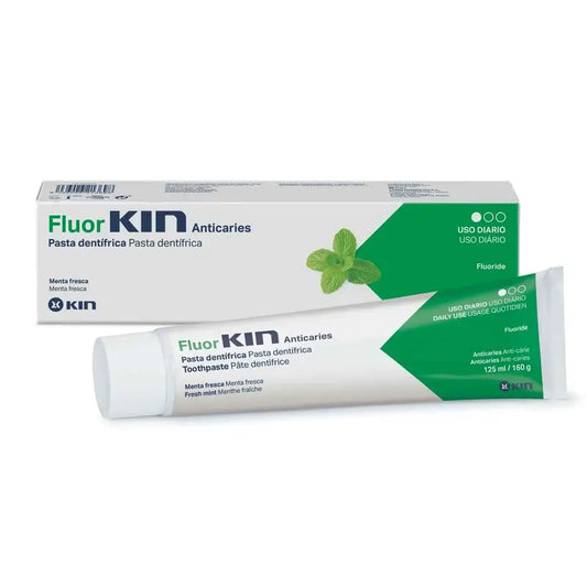 KIN Fluorkin Pasta anticarie alla menta piperita, 125 ml