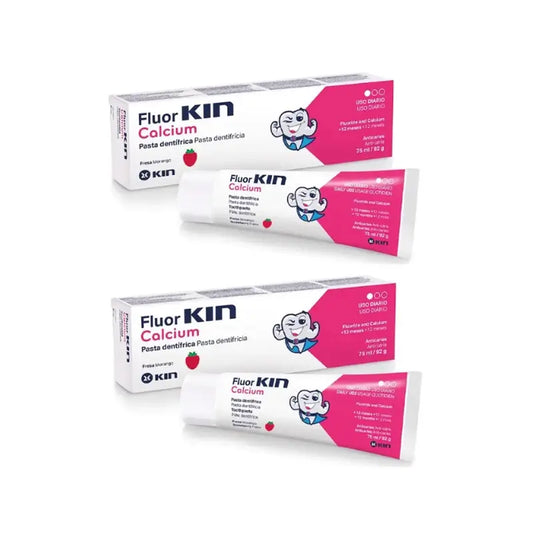 KIN FluorKIN Calcio in pasta Confezione da 2 x 75 ml