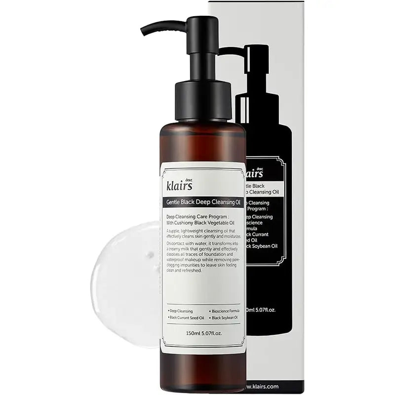 Klairs Olio detergente nero delicato, 150 ml