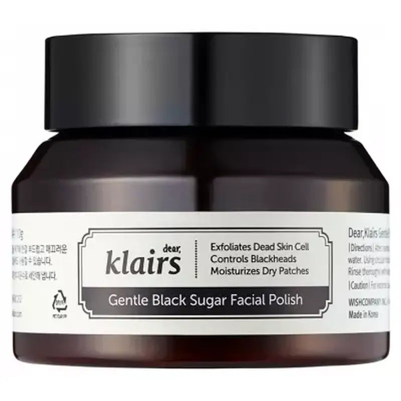 Klairs Lucidante delicato per il viso allo zucchero nero, 110 gr
