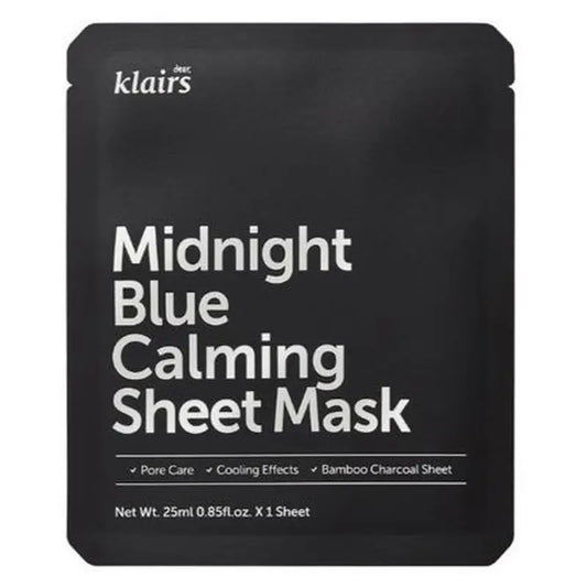 Klairs Midnight Blue - Maschera lenitiva, 25 ml