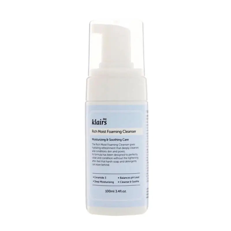 Klairs Detergente schiumogeno ricco di idratazione, 100 ml