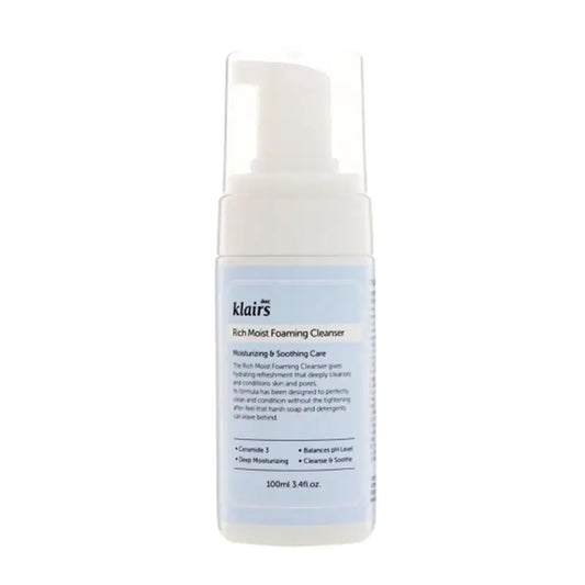 Klairs Detergente schiumogeno ricco di idratazione, 100 ml