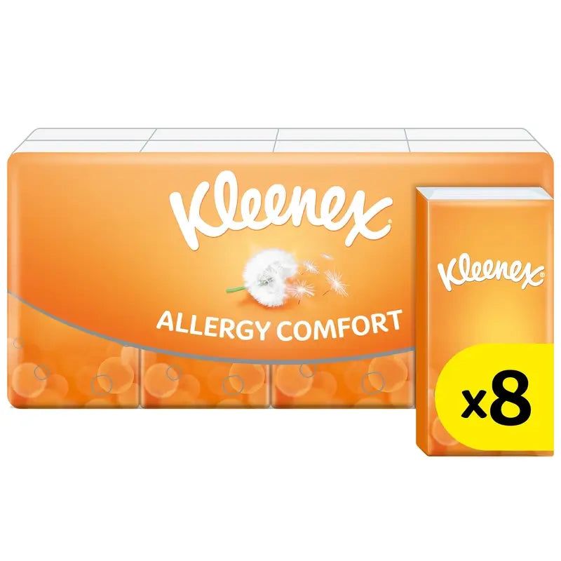Kleenex Allergy Tissue Pocket , 8 pezzi.
