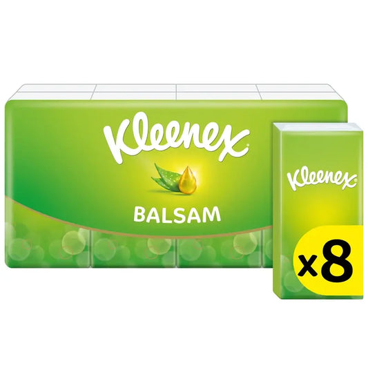 Fazzoletti Kleenex Balsam Pocket , 8 pezzi.