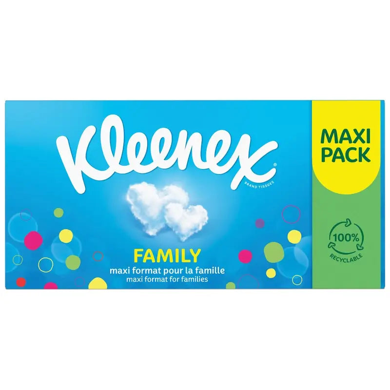 Kleenex Family Fazzoletti per il viso , 128 pz.