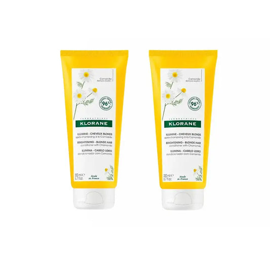 Klorane Balsamo alla camomilla districa e illumina, 2X200 Ml