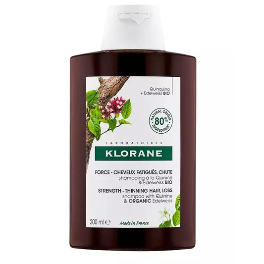 Klorane Shampoo biologico al chinino e alla stella alpina 200 ml