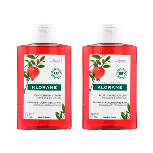 Klorane Shampoo all'estratto di melograno 2X200 Ml