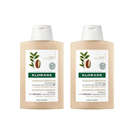 Klorane Shampoo al burro di Cupuaçu, 2X200 Ml