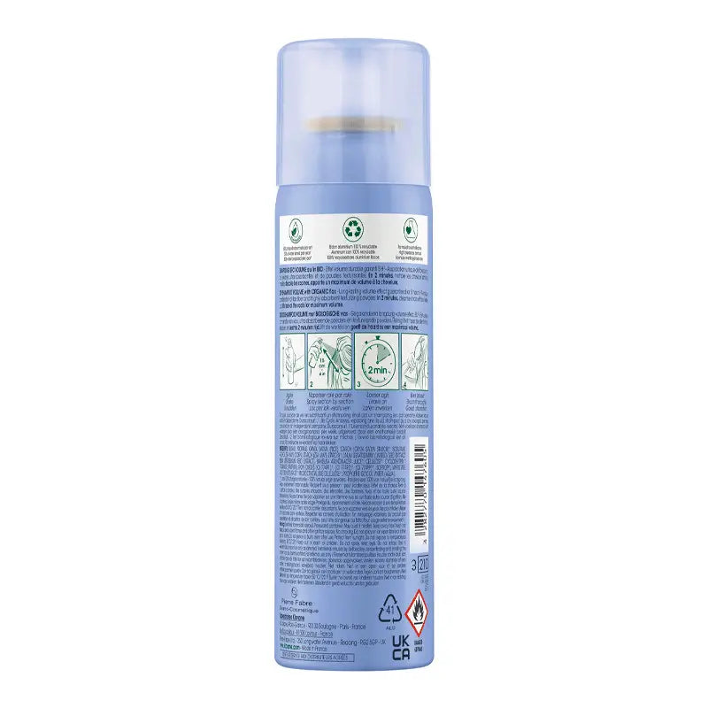 Klorane Shampoo secco ai semi di lino bio 150 ml