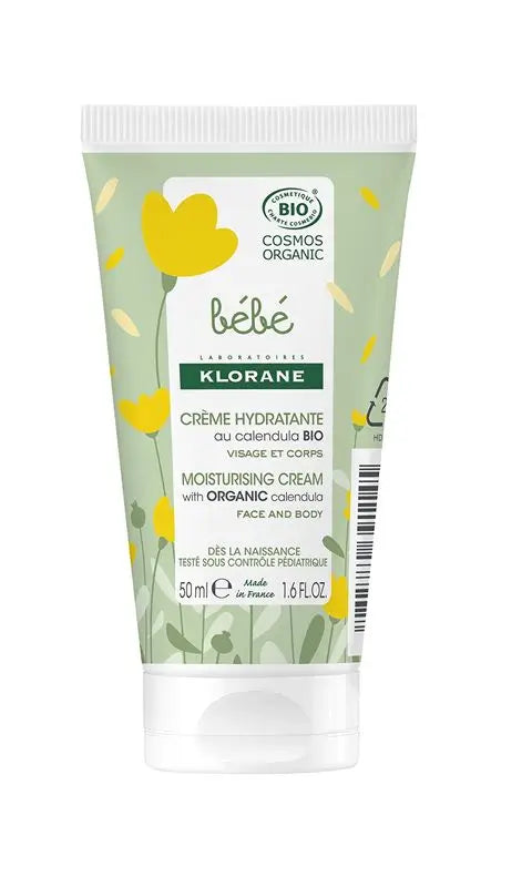 Klorane Baby Crema Idratante Calendula Bio , 50 ml