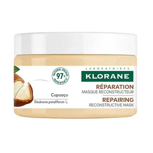 Klorane Cupuazu Maschera riparatrice e ristrutturante, 250 ml