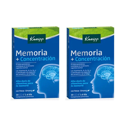 Kneipp Memoria e concentrazione, 2X30 compresse