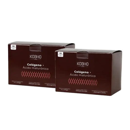 Kobho Labs Duplo Collagene + Acido ialuronico, 2 x 40 fiale