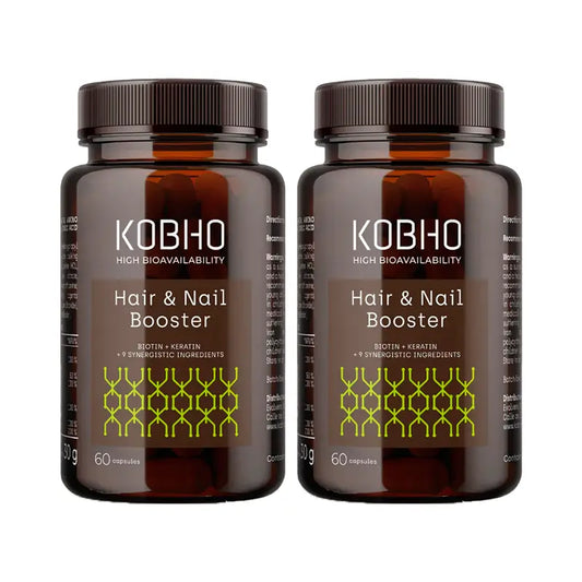 Kobho Labs Duplo Integratore di Biotina + Cheratina, 2 x 3 x 60 capsule