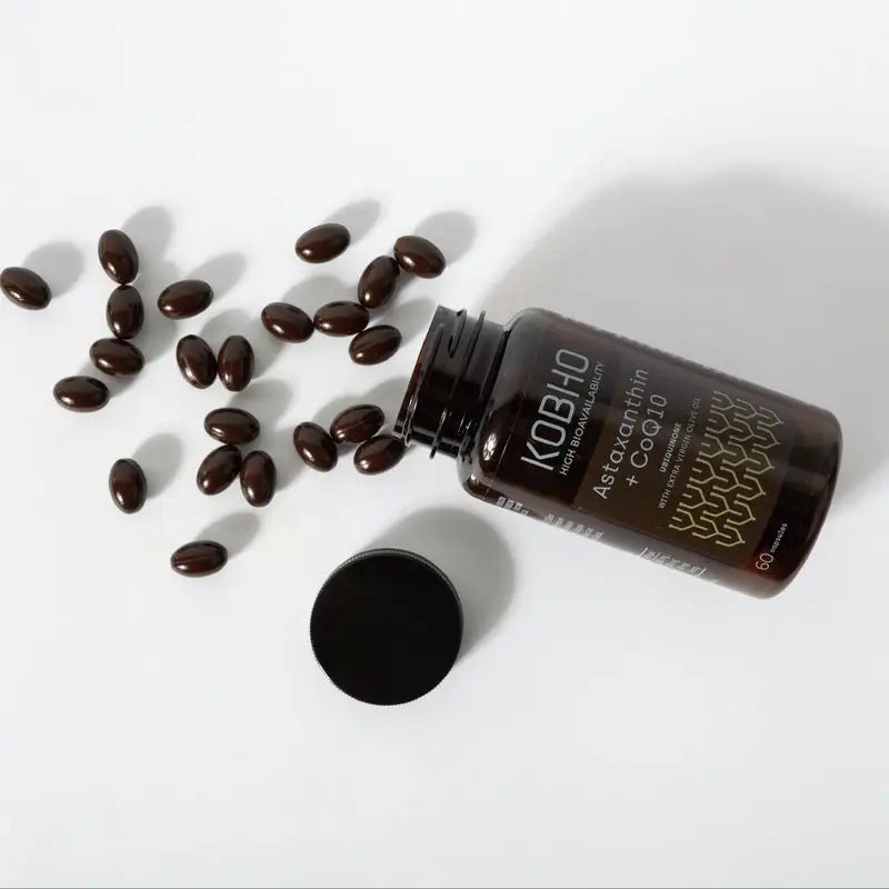 Kobho Labs Integratore Astaxantina + Coenzima Q10, 60 capsule