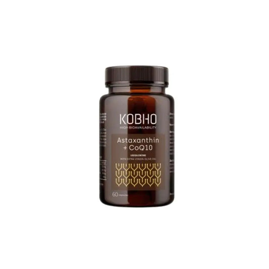 Kobho Labs Integratore Astaxantina + Coenzima Q10, 60 capsule