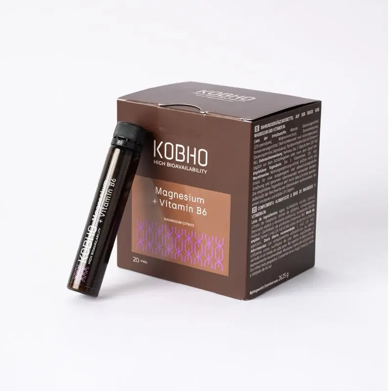 Kobho Labs Integratore di magnesio + vitamina B6, 20 fiale