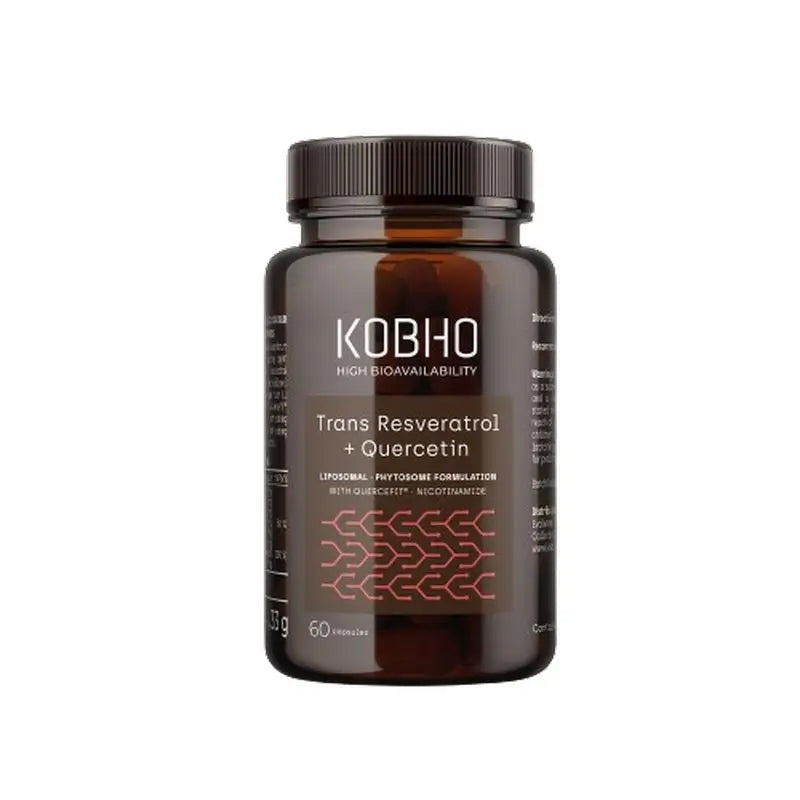 Kobho Labs Trans Resveratrol Integratore + Quercetina, 60 capsule