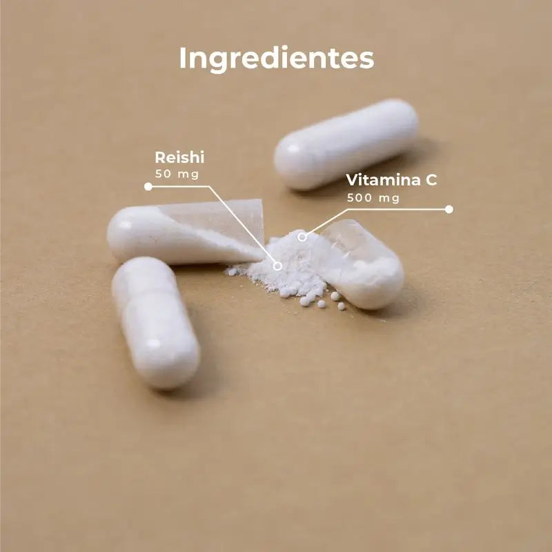 Kobho Labs Integratore di vitamina C liposomiale + Reishi, 60 capsule